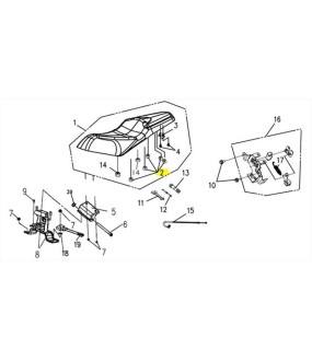 ΑΝΤΙΚΡΑΔΑΣΜΙΚΟ ΣΕΛΛΑΣ SYM VF 185 E5+ SPARE PARTS