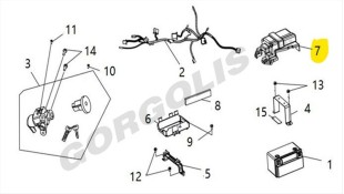 ΚΑΠΑΚΙ ΜΠΑΤΑΡΙΑΣ SYM VF 185