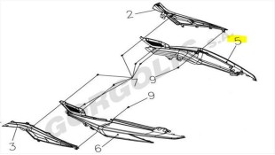 ΚΑΠΑΚΙ ΣΕΛΛΑΣ ΔΕΞΙΟ ΜΑΥΡΟ (GY-098U/NH105) SYM VF 125 ΑΝΤΑΛΛΑΚΤΙΚΑ