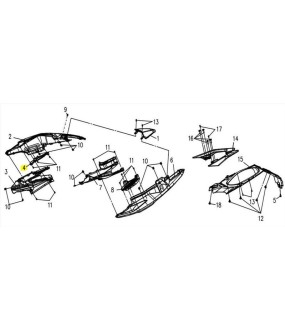 ΓΡΙΛΙΑ ΚΑΠΑΚΙΟΥ ΣΕΛΛΑΣ ΔΕΞΙΟ SYM VF 185 E5+ ΑΝΤΑΛΛΑΚΤΙΚΑ