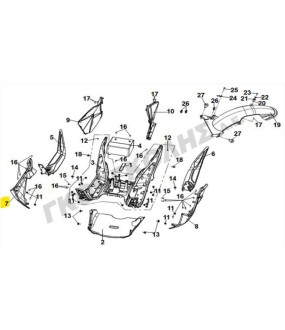 ΚΑΠΑΚΙ ΠΛΑΙΣΙΟΥ ΔΕΞΙΟ (WH-006) SYM JET X 125 SPARE PARTS