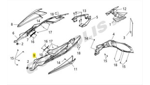 ΚΑΠΑΚΙ ΣΕΛΛΑΣ ΑΡΙΣΤΕΡΟ (GRAY) SYM VF 185 E4/5 ΑΝΤΑΛΛΑΚΤΙΚΑ