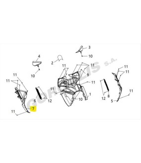 ΠΟΔΙΑ ΑΡΙΣΤΕΡΗ ΕΣΩΤΕΡΙΚΗ (BLACK) SYM VF 185