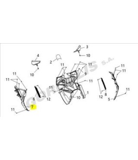 ΠΟΔΙΑ ΑΡΙΣΤΕΡΗ ΕΣΩΤΕΡΙΚΗ (GRAY) SYM VF 185