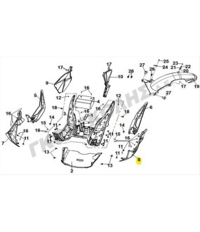 ΚΑΠΑΚΙ ΠΛΑΙΣΙΟΥ ΑΡΙΣΤΕΡΟ (BK-007U) SYM JET X 125