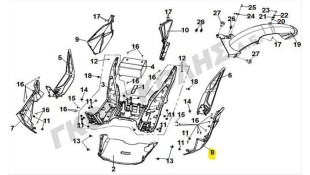 ΚΑΠΑΚΙ ΠΛΑΙΣΙΟΥ ΑΡΙΣΤΕΡΟ (BK-007U) SYM JET X 125 ΚΑΠΑΚΙ ΠΛΑΙΣΙΟΥ ΑΡΙΣΤΕΡΟ (BK-007U) SYM JET X 125