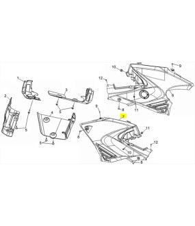 ΚΑΠΑΚΙ ΠΛΑΙΣΙΟΥ ΑΡΙΣΤΕΡΟ SYM QUADRAIDER 600