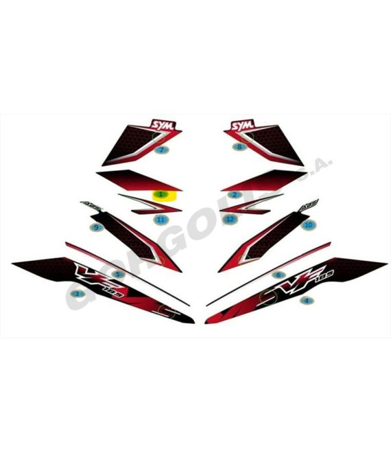 ΑΥΤΟΚΟΛΛΗΤΟ ΚΑΠΑΚΙΟΥ ΣΕΛΛΑΣ ΔΕΞΙΟ (BLACK/RED) ΑΝΤΑΛΛΑΚΤΙΚΑ ΑΥΤΟΚΟΛΛΗΤΟ ΚΑΠΑΚΙΟΥ ΣΕΛΛΑΣ ΔΕΞΙΟ (BLACK/RED) SYM VF 185 E5