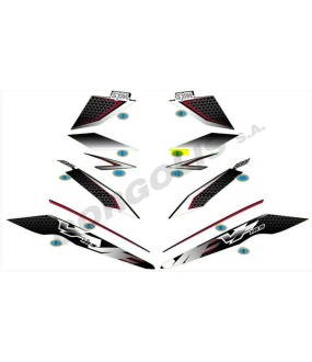 ΑΥΤΟΚΟΛΛΗΤΟ ΚΑΠΑΚΙΟΥ ΣΕΛΛΑΣ ΑΡΙΣΤΕΡΟ (BLACK/WHITE) SYM VF 185