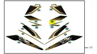 ΑΥΤΟΚΟΛΛΗΤΟ ΚΑΠΑΚΙΟΥ ΣΕΛΛΑΣ ΑΡΙΣΤΕΡΟ (BLACK/YELLOW) SYM VF 185 E5