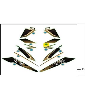 ΑΥΤΟΚΟΛΛΗΤΟ ΚΑΠΑΚΙΟΥ ΣΕΛΛΑΣ ΑΡΙΣΤΕΡΟ (BLACK/YELLOW) SYM VF 185 E5