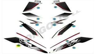 ΑΥΤΟΚΟΛΛΗΤΟ ΚΑΠΑΚΙΟΥ ΣΕΛΛΑΣ ΔΕΞΙΟ ΚΑΤΩ Α (BLACK/WHITE) SYM VF 185