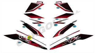 ΑΥΤΟΚΟΛΛΗΤΟ ΚΑΠΑΚΙΟΥ ΣΕΛΛΑΣ ΔΕΞΙΟ ΚΑΤΩ Β (BLACK/RED) SYM VF 185