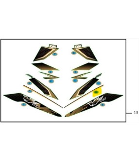 ΑΥΤΟΚΟΛΛΗΤΟ ΚΑΠΑΚΙΟΥ ΣΕΛΛΑΣ ΑΡΙΣΤΕΡΟ ΚΑΤΩ Β (BLACK/YELLOW) SYM VF 185 E5