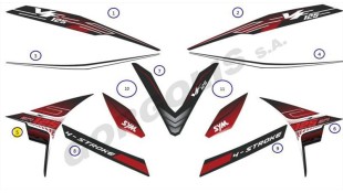 ΑΥΤΟΚΟΛΛΗΤΟ ΕΜΠΡΟΣΘΙΑΣ ΠΟΔΙΑΣ ΔΕΞΙΟ SYM VF 125