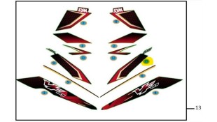 ΑΥΤΟΚΟΛΛΗΤΟ ΕΜΠΡΟΣΘΙΑΣ ΠΟΔΙΑΣ ΑΡΙΣΤΕΡΟ ΑΝΩ (BLACK/RED) SYM VF 185 E5 ΑΥΤΟΚΟΛΛΗΤΟ ΕΜΠΡΟΣΘΙΑΣ ΠΟΔΙΑΣ ΑΡΙΣΤΕΡΟ ΑΝΩ (BLACK/RED) SYM VF 185 E5