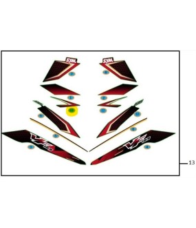 ΑΥΤΟΚΟΛΛΗΤΟ ΦΤΕΡΟΥ ΔΕΞΙΟ (BLACK/RED) SYM VF 185 E5 ΑΝΤΑΛΛΑΚΤΙΚΑ ΑΥΤΟΚΟΛΛΗΤΟ ΦΤΕΡΟΥ ΔΕΞΙΟ (BLACK/RED) SYM VF 185 E5