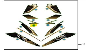 ΑΥΤΟΚΟΛΛΗΤΟ ΦΤΕΡΟΥ ΔΕΞΙΟ SYM VF 185 E5 ΑΥΤΟΚΟΛΛΗΤΟ ΦΤΕΡΟΥ ΔΕΞΙΟ SYM VF 185 E5