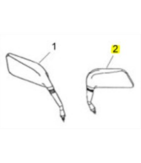 ΚΑΘΡΕΦΤΗΣ ΑΡΙΣΤΕΡΟΣ SYM QUADLANDER/QUADRAIDER