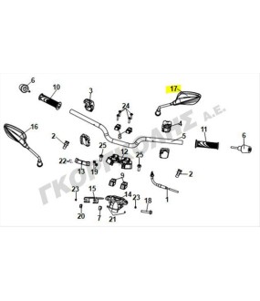 ΚΑΘΡΕΦΤΗΣ ΑΡΙΣΤΕΡΟΣ SYM JET X 125 L/C ΑΝΤΑΛΛΑΚΤΙΚΑ