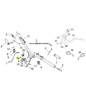 ΡΟΔΕΛΑ 5*14 SYM VF185 E5+ SPARE PARTS