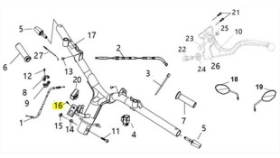 ΡΟΔΕΛΑ 5*14 SYM VF185 E5+ SPARE PARTS