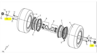 ΠΑΞΙΜΑΔΙ ΑΣΦΑΛΙΖΟΜΕΝΟ 14MM SYM QUADLANDER 300 ΠΑΞΙΜΑΔΙ ΑΣΦΑΛΙΖΟΜΕΝΟ 14MM SYM QUADLANDER 300