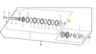 ΡΟΔΕΛΑ ΑΜΠΡΑΓΙΑΖ 17mm SYM VF 185 ΑΝΤΑΛΛΑΚΤΙΚΑ