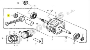 ΡΟΥΛΕΜΑΝ ΜΠΙΕΛΑΣ SYM VF 125 ΑΝΤΑΛΛΑΚΤΙΚΑ