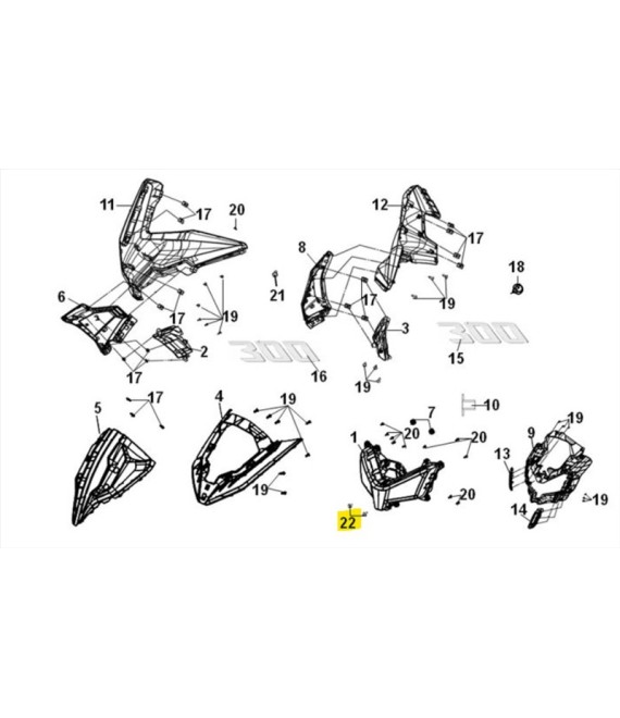 ΒΙΔΑ 6X22 SYM SPARE PARTS ΒΙΔΑ 6X22 SYM SPARE PARTS