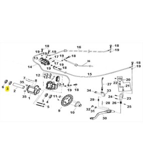 ΡΟΥΛΕΜΑΝ ΟΠΙΣΘΙΟΥ ΑΞΟΝΑ SYM QUADLANDER 250 6007 2RS