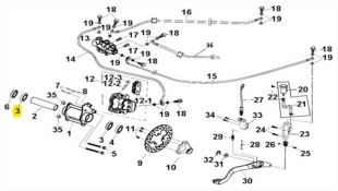 ΡΟΥΛΕΜΑΝ ΟΠΙΣΘΙΟΥ ΑΞΟΝΑ SYM QUADLANDER 250 6007 2RS