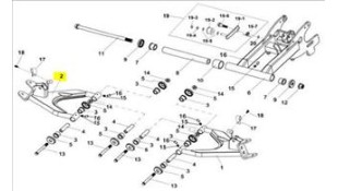 ΨΑΛΙΔΙ ΕΜΠΡΟΣ ΔΕΞΙΟ SYM TRACK RUNNER 200
