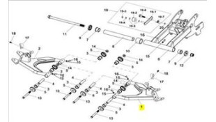 ΨΑΛΙΔΙ ΕΜΠΡΟΣ ΑΡΙΣΤΕΡΟ SYM TRACK RUNNER 200 ΑΝΤΑΛΛΑΚΤΙΚΑ