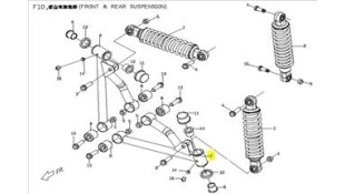 ΨΑΛΙΔΙ ΕΜΠΡΟΣ ΑΡΙΣΤΕΡΟ PGO XL RIDER 50/150
