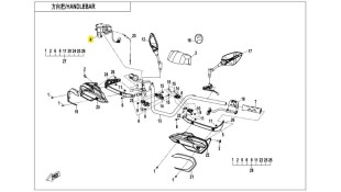 ΔΙΑΚΟΠΤΗΣ ΤΙΜΟΝΙΟΥ ΔΕΞΙΟΣ ΔΙΑΦΟΡΙΚΩΝ CFMOTO CFORCE 1000 ΗΛΕΚΤΡΙΚΑ