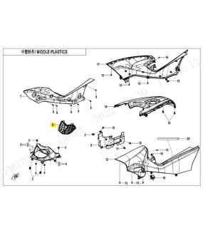 ΓΡΥΛΙΑ ΚΑΛΥΜΜΑΤΟΣ ΚΟΝΤΕΡ CFMOTO CFORCE 450/520 ΑΝΤΑΛΛΑΚΤΙΚΑ