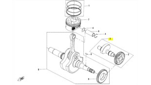 BALANCE SHAFT ASSY CFMOTO CFORCE 520 GROUP B