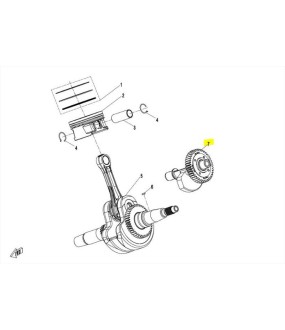 BALANCE SHAFT ASSY CFMOTO CFORCE 625