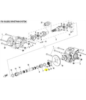 ΣΦΥΚΤΗΡΑΣ 40.5mm CFMOTO CFORCE 450/520/625/850/1000 ΑΝΤΑΛΛΑΚΤΙΚΑ