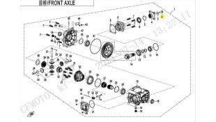 ΒΙΔΑ ΚΕΝΤΡΙΚΟΥ ΑΞΟΝΑ ΔΙΑΦΟΡΙΚΟΥ CFMOTO CFORCE M10x1.25x20