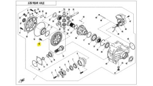 ΒΙΔΑ ΔΙΑΦΟΡΙΚΟΥ CFMOTO CFORCE M10x1.25x22 ΑΝΤΑΛΛΑΚΤΙΚΑ