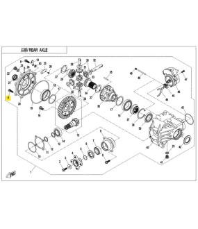 ΒΙΔΑ ΚΑΠΑΚΙ ΔΙΑΦΟΡΙΚΟΥ CFMOTO CFORCE M8x28