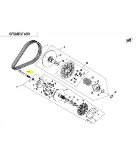 ΒΙΔΑ ΤΡΟΧΑΛΙΑΣ ΕΜΠΡΟΣ CFORCE/UFORCE 450/520/625/850/1000 ΑΝΤΑΛΛΑΚΤΙΚΑ