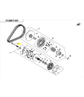 BOLT, DRIVE PULLEY CFORCE/UFORCE 450/520/625/850/1000