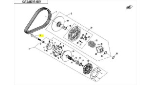 BOLT, DRIVE PULLEY CFORCE/UFORCE 450/520/625/850/1000