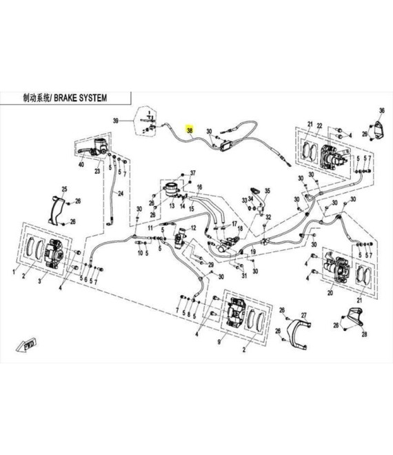 ΝΤΙΖΑ ΧΕΙΡΟΦΡΕΝΟΥ CFMOTO ΑΝΤΑΛΛΑΚΤΙΚΑ ΝΤΙΖΑ ΧΕΙΡΟΦΡΕΝΟΥ CFMOTO