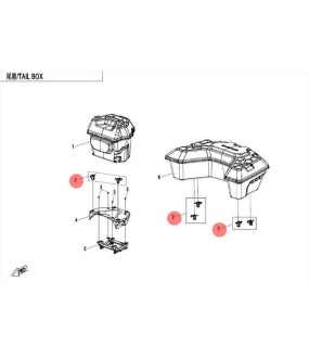 ΚΟΥΜΠΩΜΑΤΑ ΜΠΑΓΑΖΙΕΡΑΣ CFMOTO CFORCE CF CONNTECT