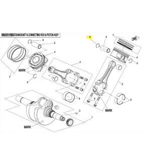 ΑΦΑΛΕΙΑ ΠΕΙΡΟΥ ΠΙΣΤΟΝΙΟΥ CFMOTO CFORCE 450/500/520/625/850/1000 ΑΝΤΑΛΛΑΚΤΙΚΑ