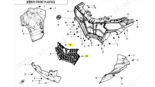 ΚΟΥΜΠΩΜΑΤΑ (ΚΛΙΠ) ΠΛΑΣΤΙΚΩΝ CFMOTO ΑΝΤΑΛΛΑΚΤΙΚΑ